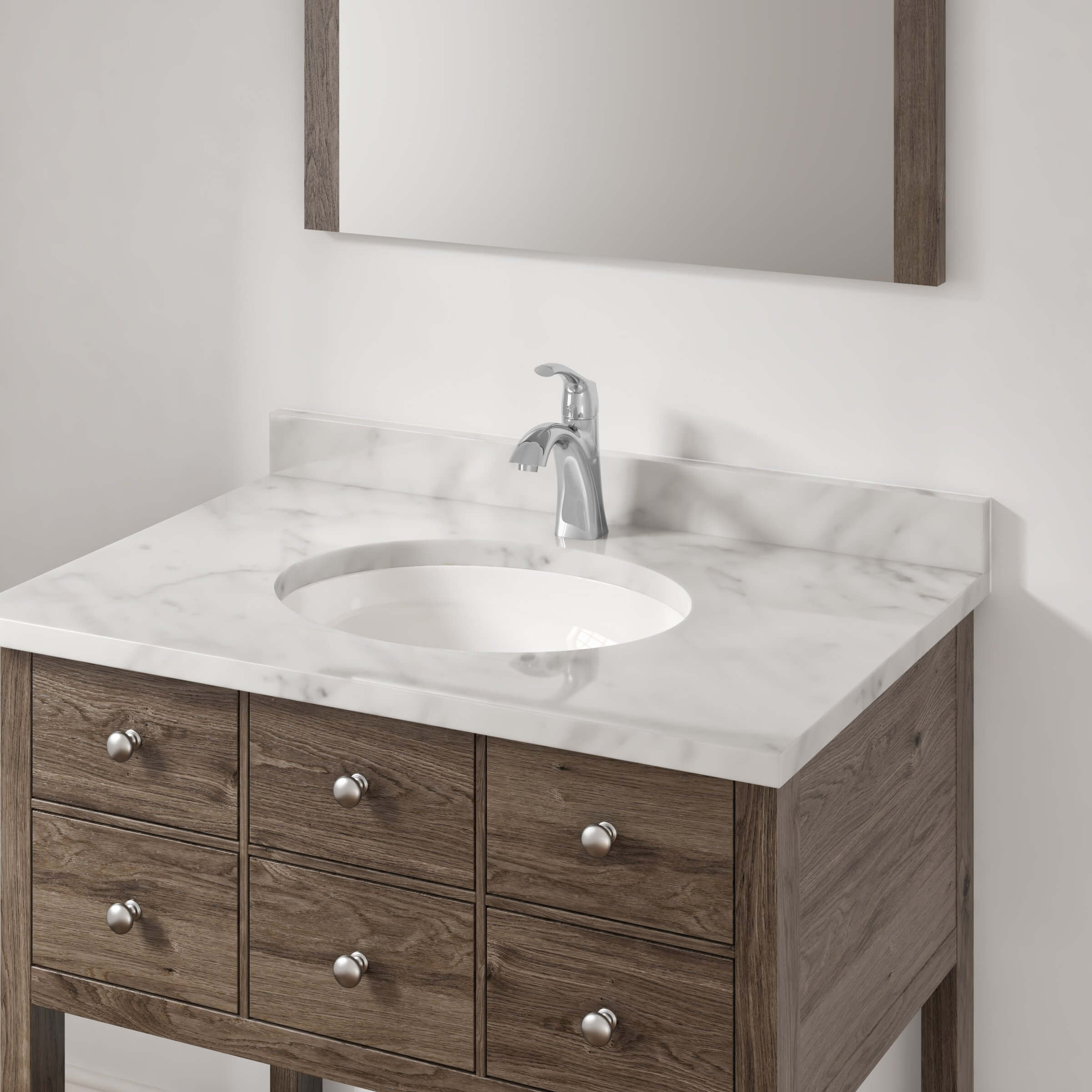 Single Hole 1-Handle Bathroom Faucet with Pop-up Drain in Brushed Nickel - Image 5