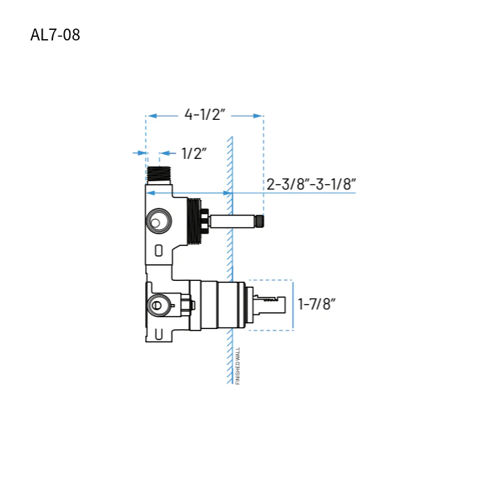 Mixing Valve with 2 or 3 Function Integrated Transfer Valve - Image 3