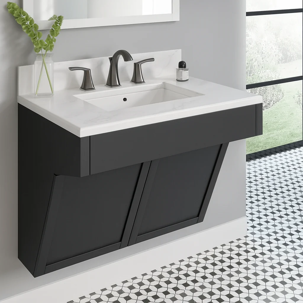 18" x 13" Shallow White Porcelain Undermount ADA Rectangular Bathroom Sink - Image 3