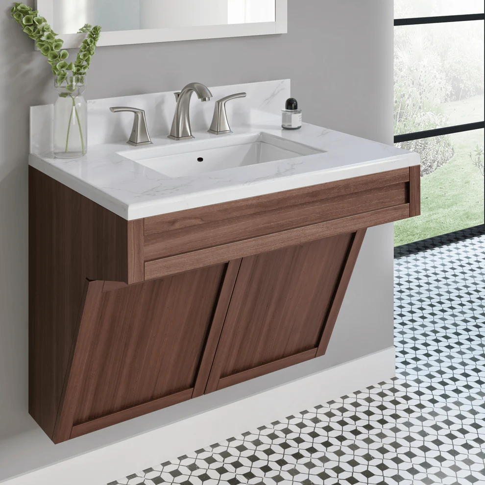 18" x 13" Shallow White Porcelain Undermount ADA Rectangular Bathroom Sink - Image 4
