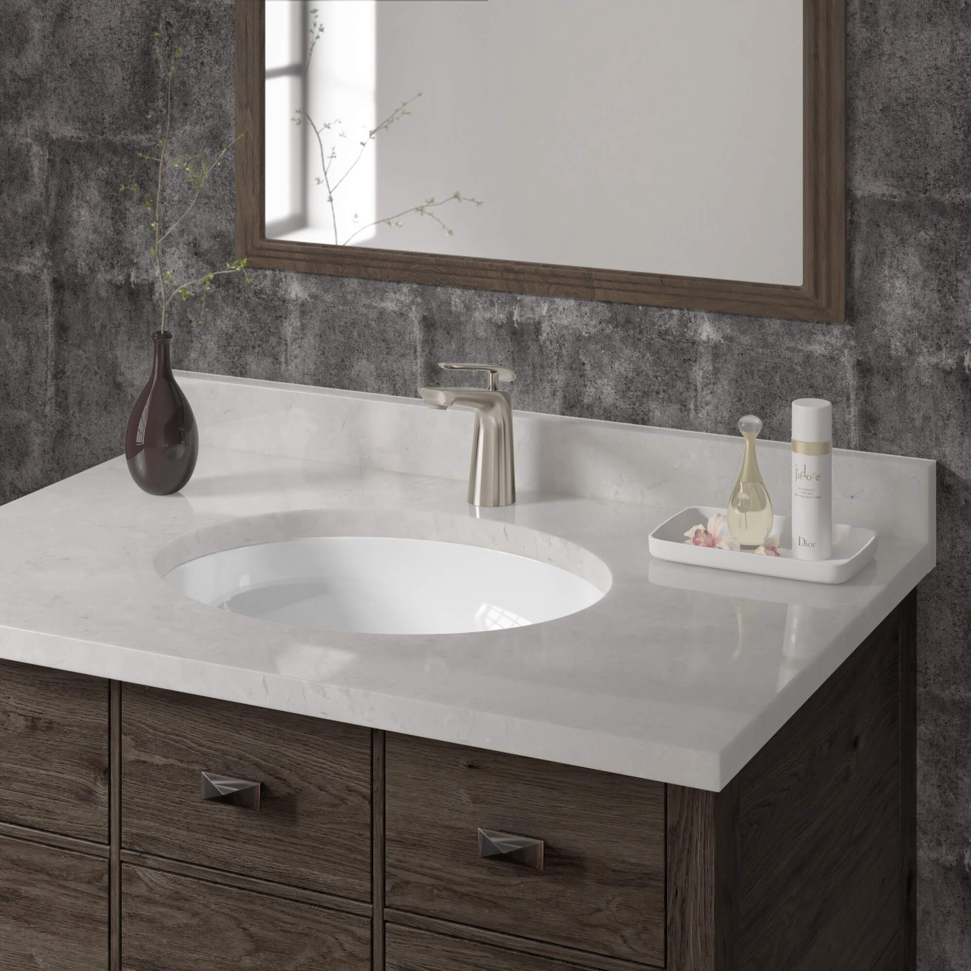 Bulk-Packed 19-1/4" Oval Porcelain Undermount Bathroom Sink in White - Image 5