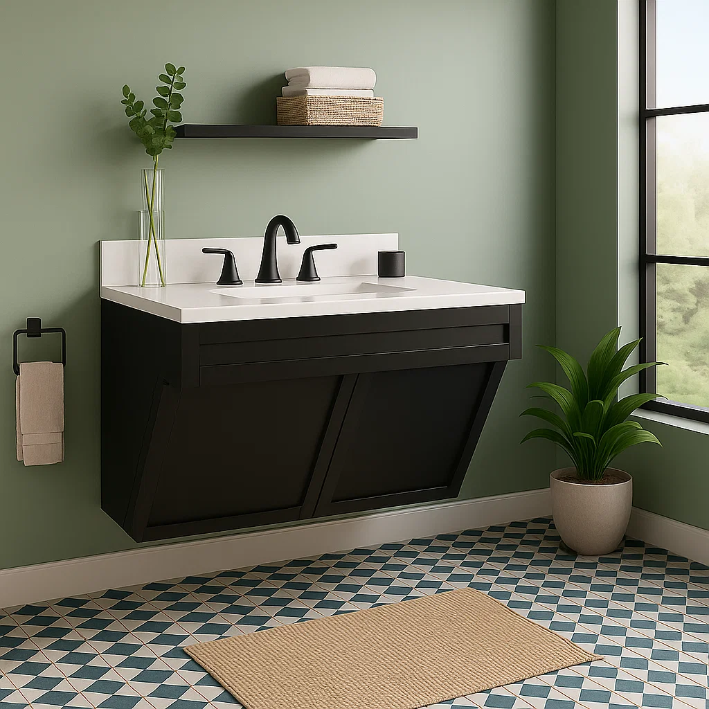 20" Shallow White Porcelain Undermount ADA Rectangular Bathroom Sink - Image 3