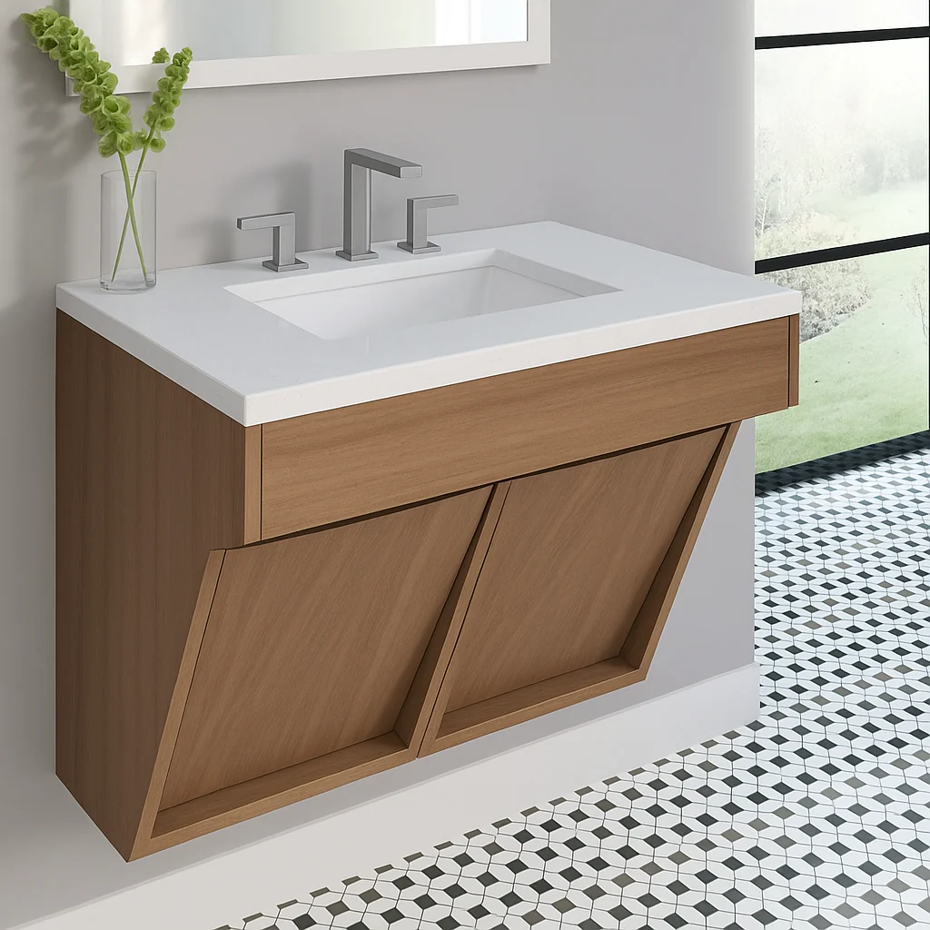 20" Shallow White Porcelain Undermount ADA Rectangular Bathroom Sink - Image 5