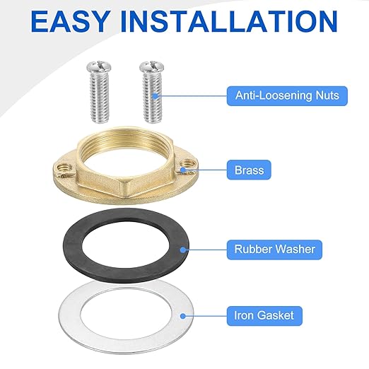 40mm Two-Screw Kitchen Faucet Lock Nut - Image 4