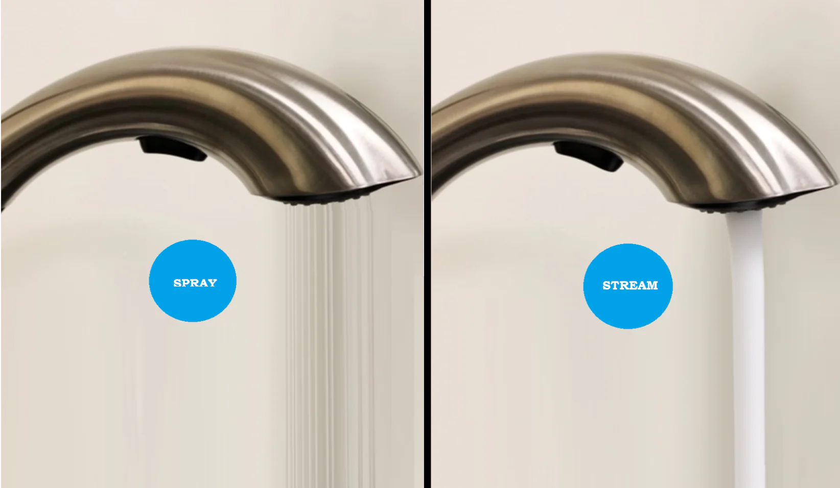 Two-Function Brushed Nickel Pullout Kitchen Faucet Spray Head - Image 2