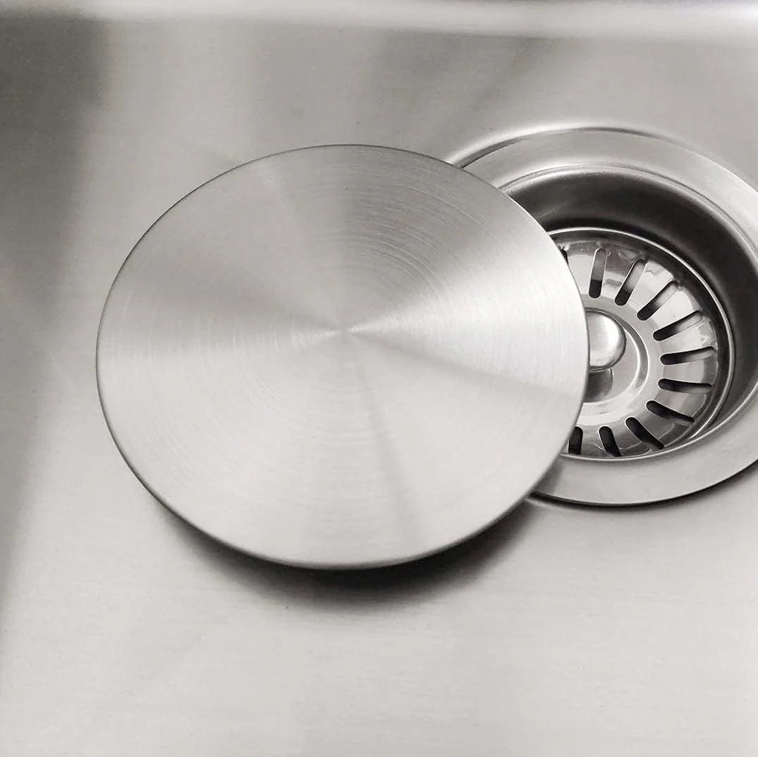 5-3/4" Stainless Steel Decorative Cap Flow Cover for Drain - Image 5