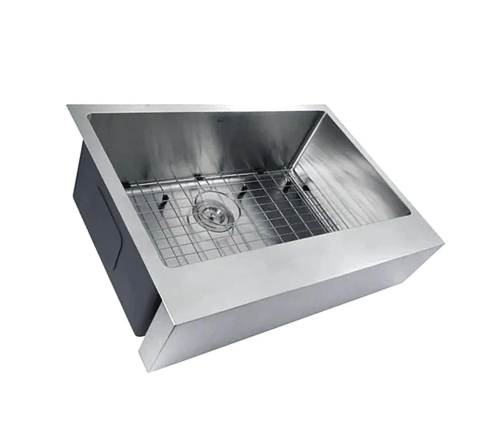27" Farmhouse Retro Apron Front Stainless Steel Kitchen Sink - Image 6