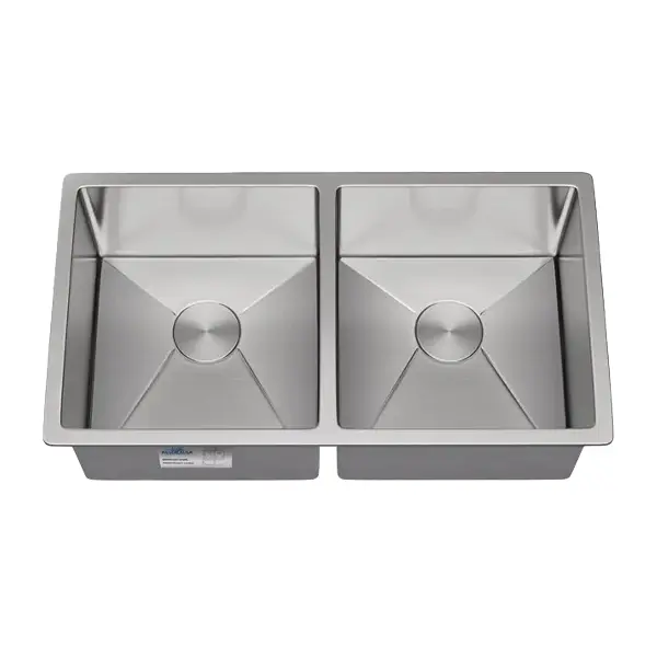 32" Extra-Large 7-Inch Deep Undermount Double Bowl Stainless Steel Kitchen Sink