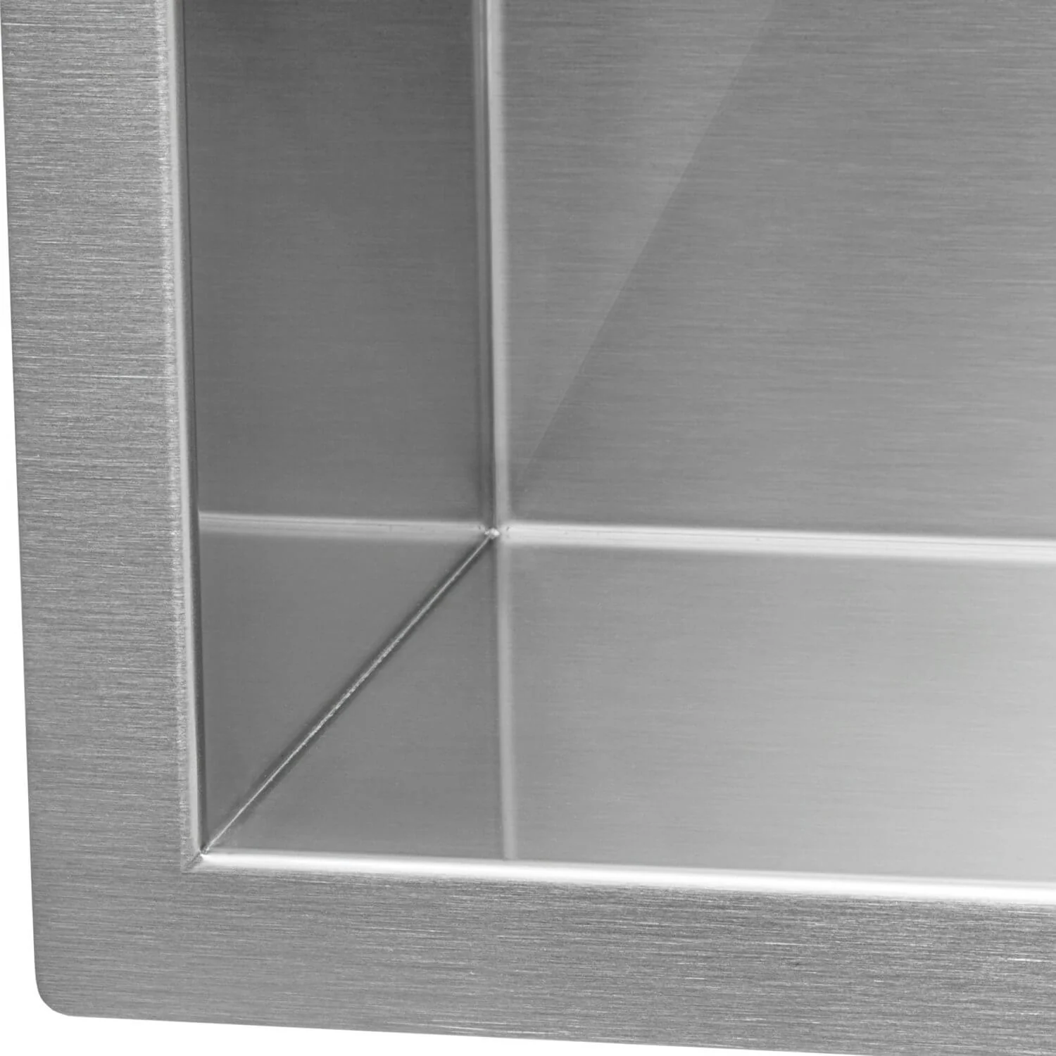 33" Extra-Large Zero Radius Undermount Stainless Steel Single Bowl Kitchen Sink - Image 6