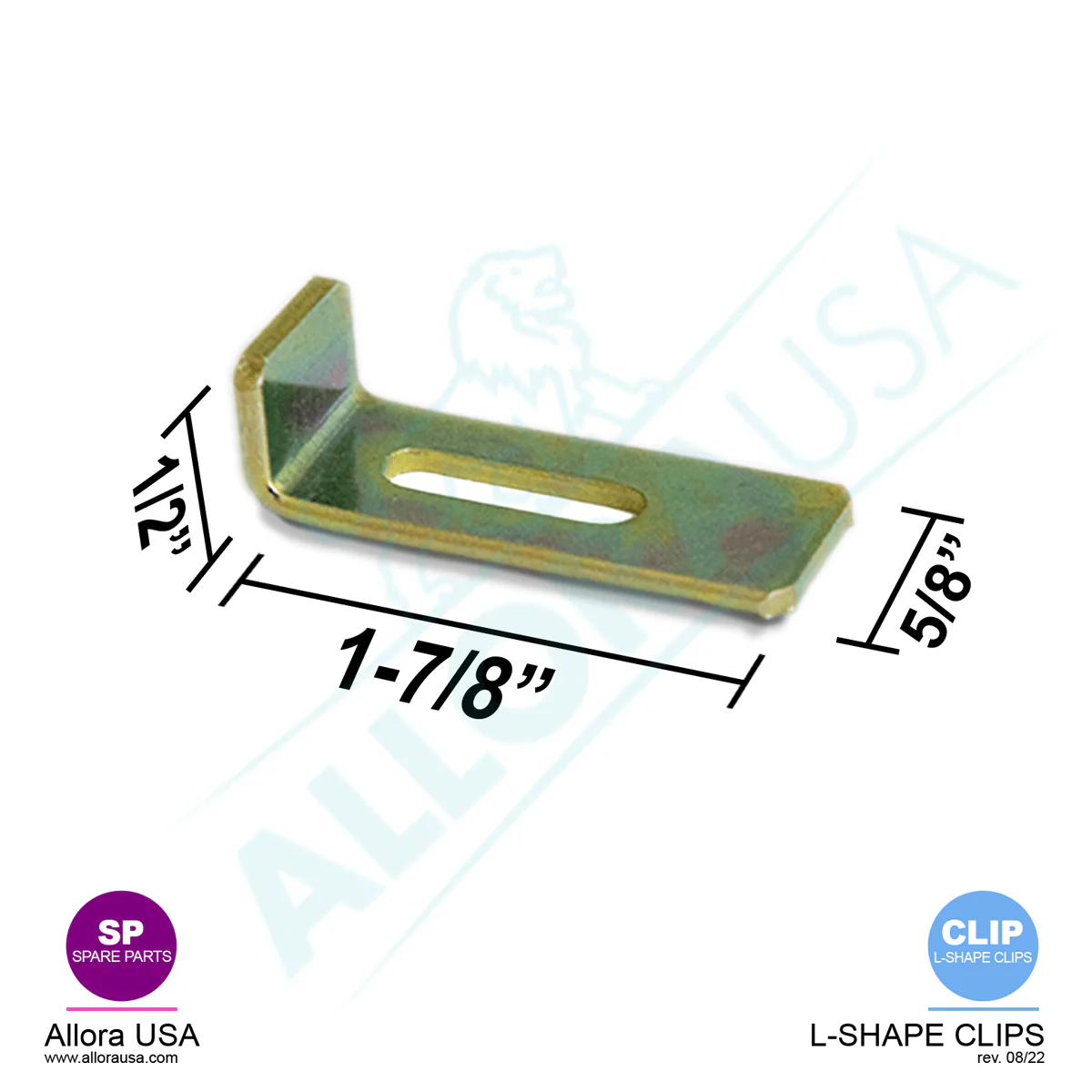 "L"-Shaped Sink Installation Clips in Bulk (100 Sets) - Image 3