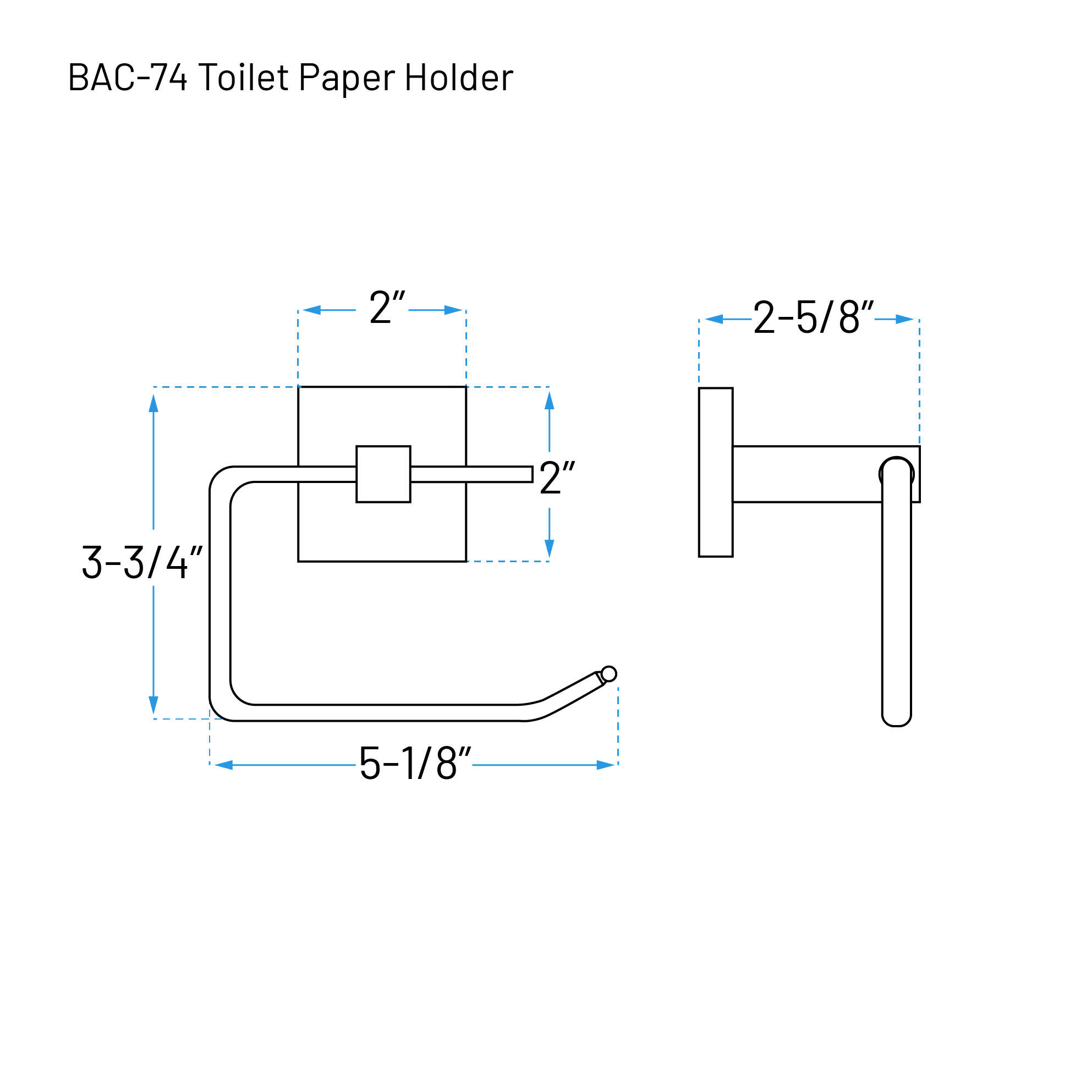 Rainvera Chrome Four-Piece Bathroom Accessory Set - Image 11