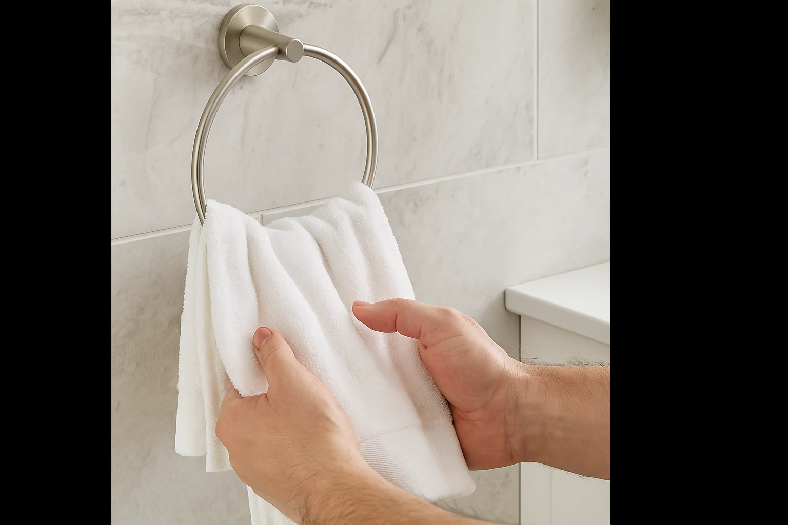Serenica Brushed Nickel Four-Piece Bathroom Accessory Set - Image 6