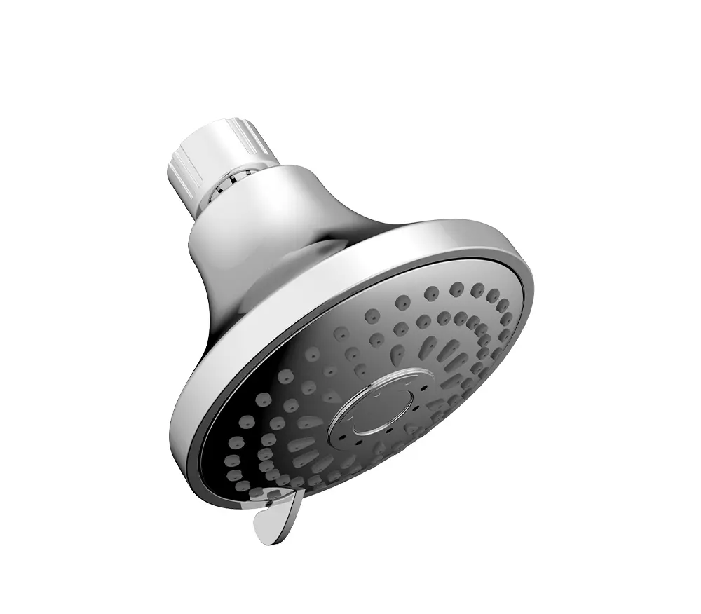 Velora Chrome Single Handle Tub and Shower Faucet Trim Kit with Shower Head - Image 4