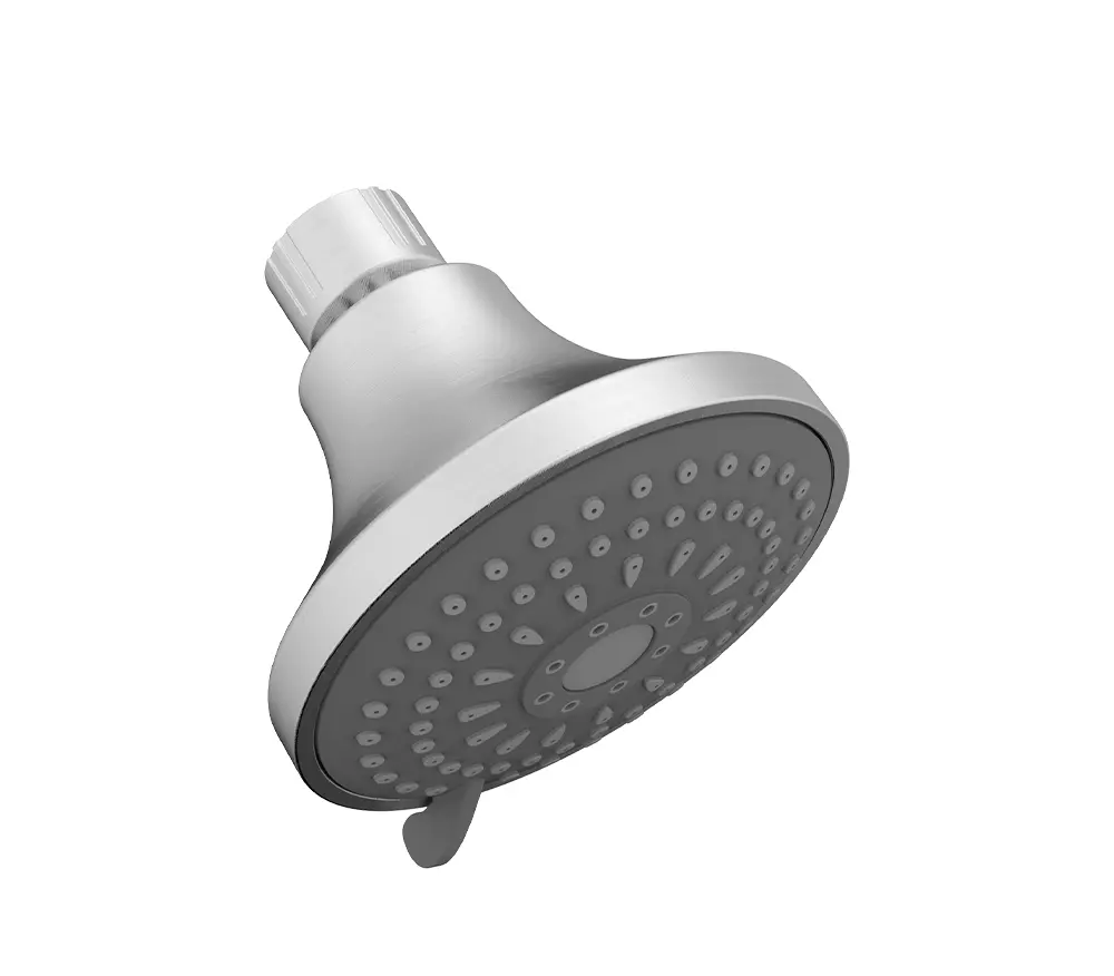 Velora Brushed Nickel Single Handle Shower Faucet Trim Kit with Shower Head - Image 4